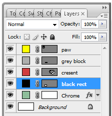 Layer Example in Photoshop