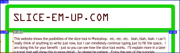 Slice Tool Example