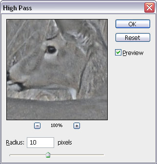High Pass Filter in Photoshop